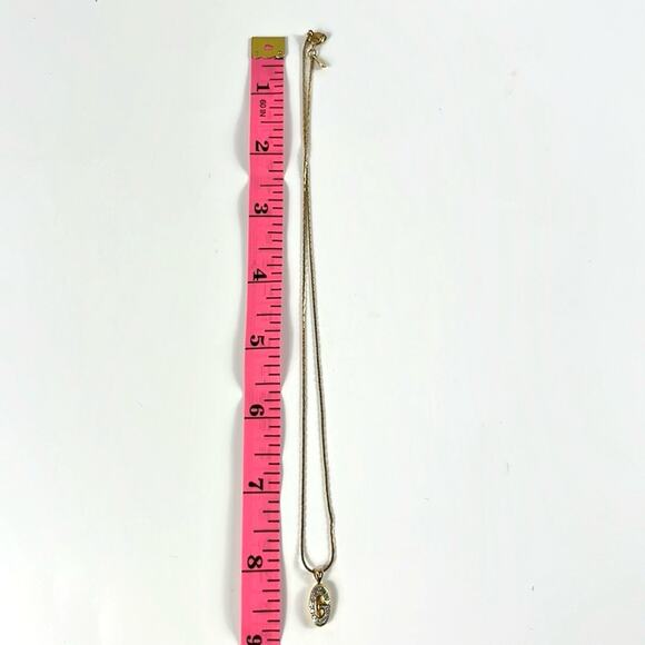 Givenchy Crystal G Pendant Necklace - Picture 7 of 8